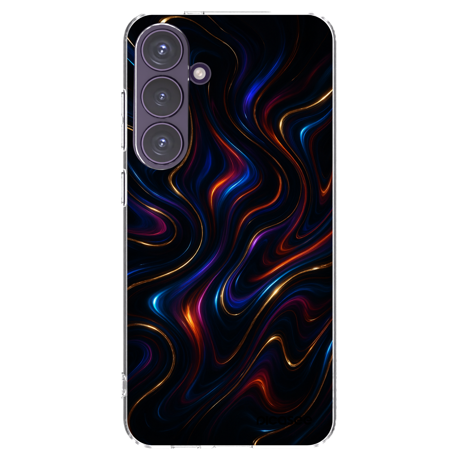 Picasee silikonski prozorni ovitek za Samsung Galaxy S24+ S926B 5G - Noir