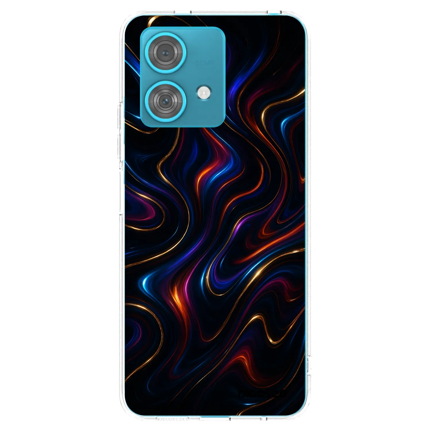 Picasee silikonski prozorni ovitek za Motorola Edge 40 Neo - Noir