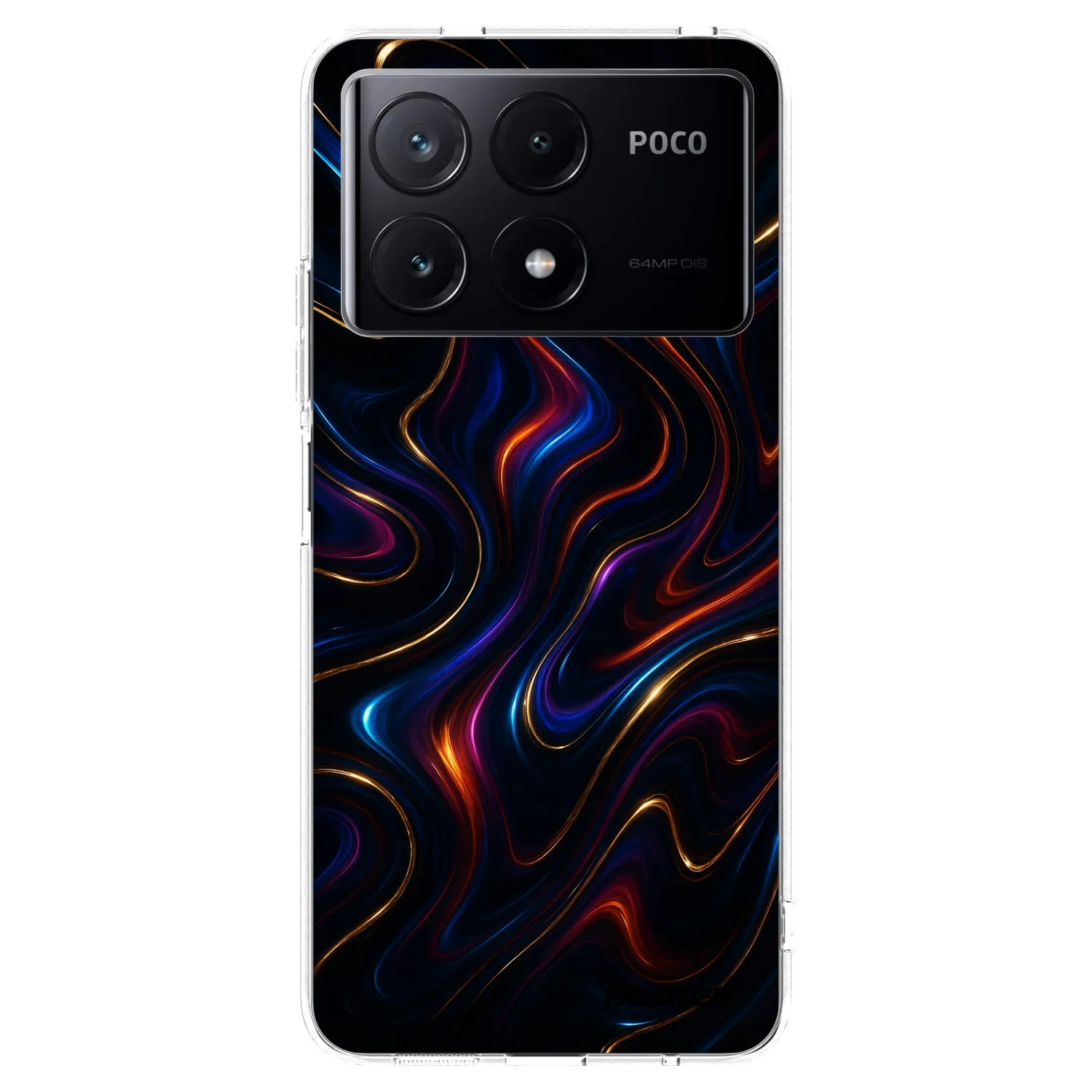 Picasee silikonski prozorni ovitek za Xiaomi Poco X6 Pro - Noir