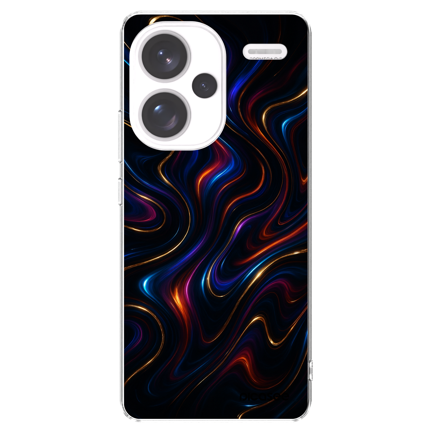 Picasee silikonski prozorni ovitek za Xiaomi Redmi Note 13 Pro+ 5G - Noir