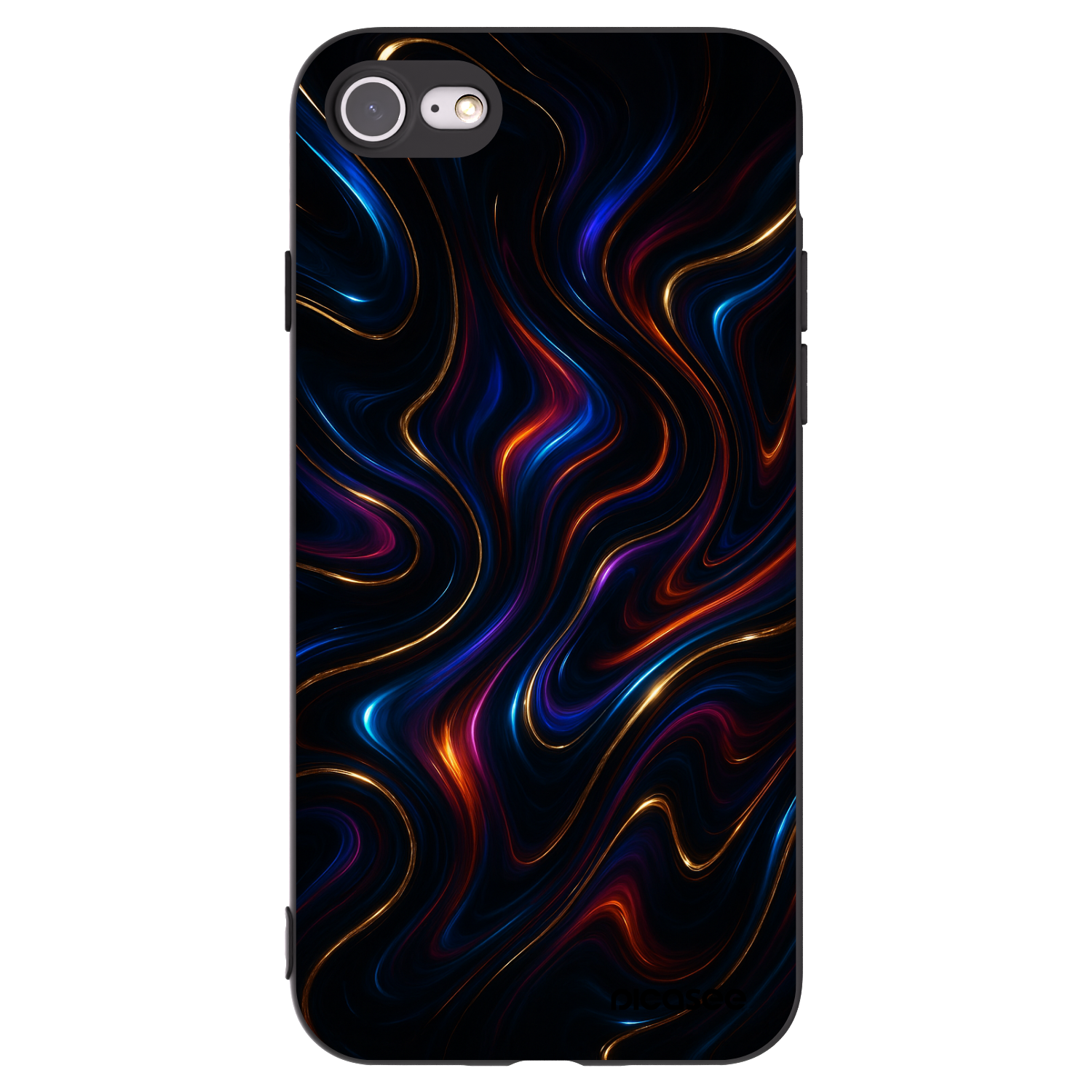 Picasee silikonski črni ovitek za Apple iPhone 8 - Noir