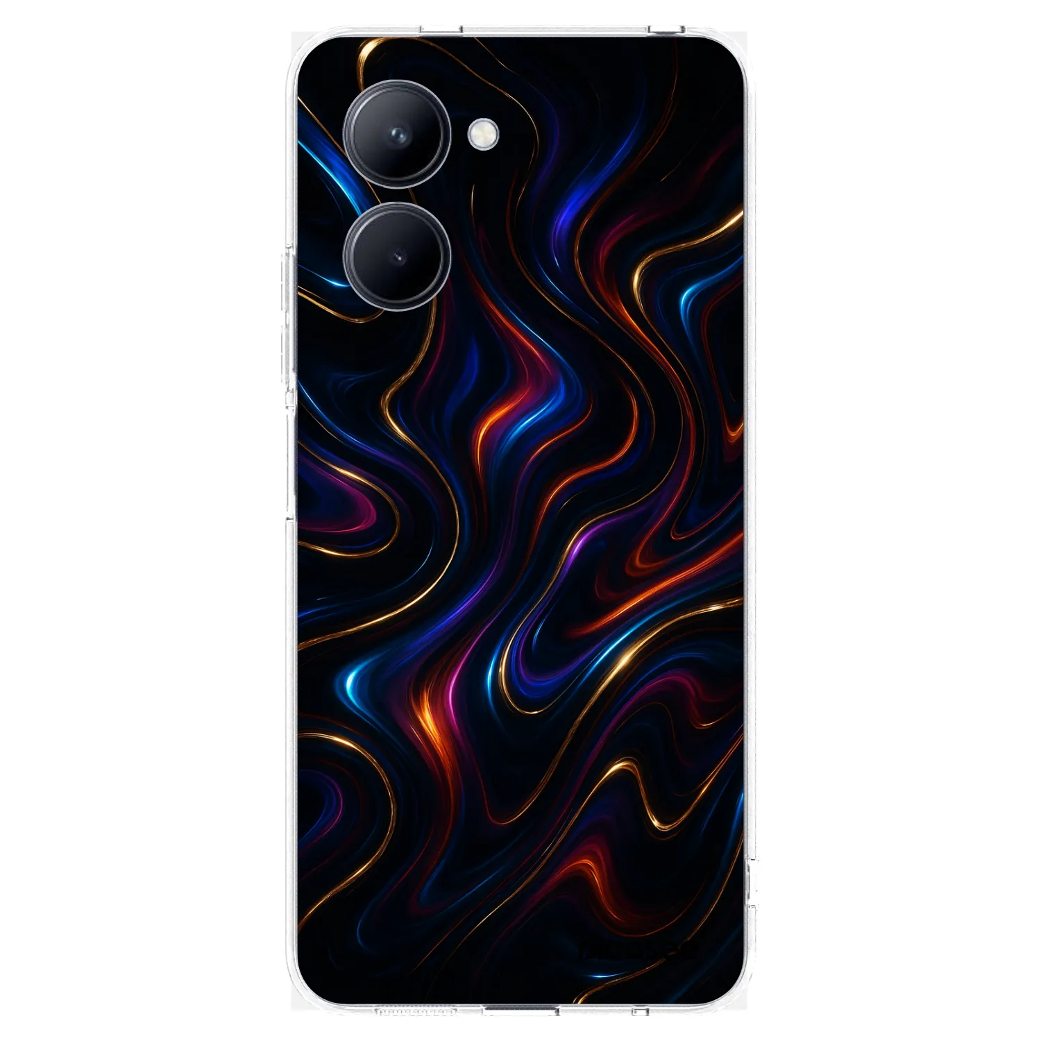 Picasee silikonski prozorni ovitek za Realme C33 (2023) - Noir