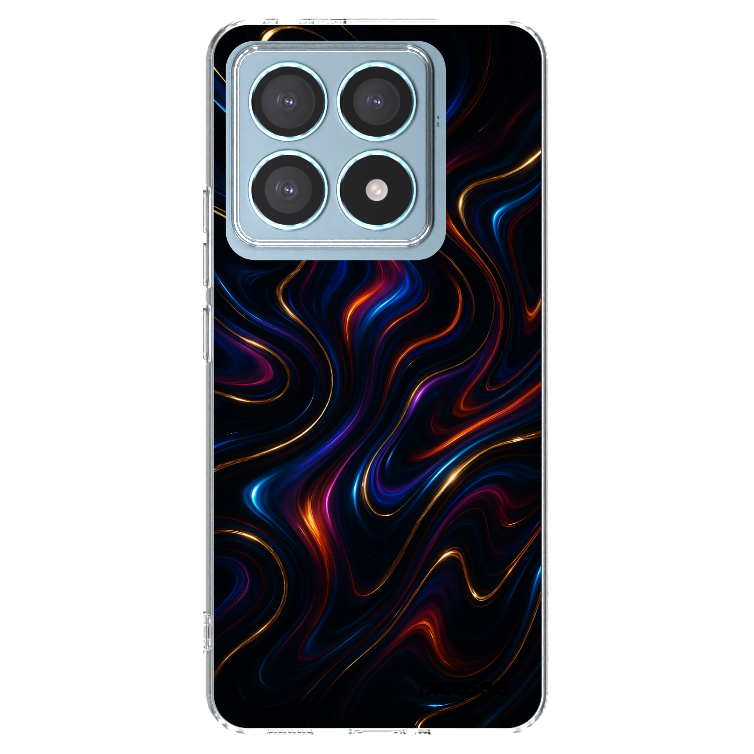 Picasee silikonski prozorni ovitek za Xiaomi 14T Pro - Noir