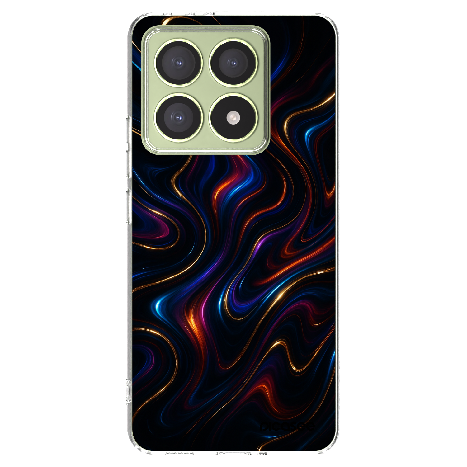 Picasee silikonski prozorni ovitek za Xiaomi 14T - Noir