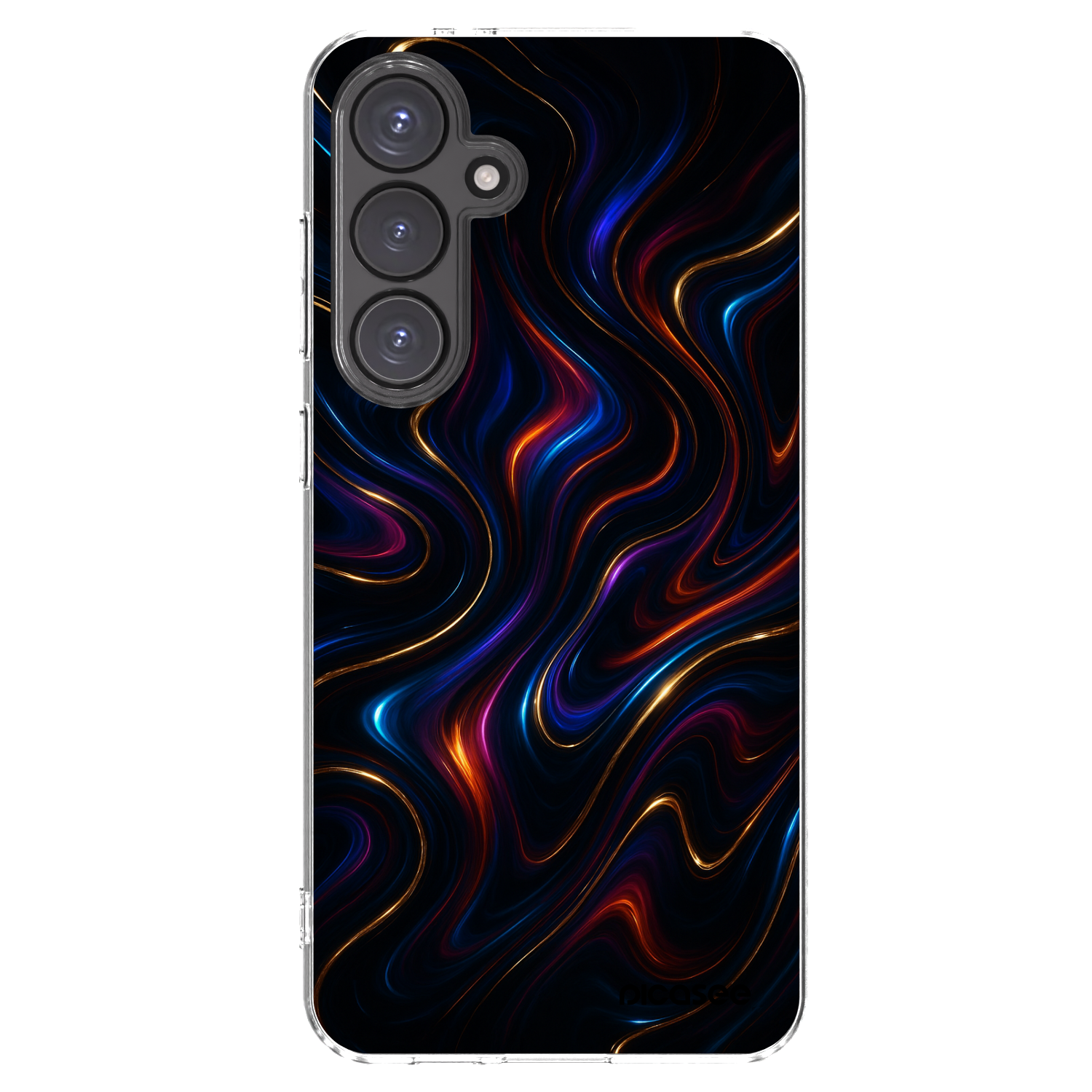 Picasee silikonski prozorni ovitek za Samsung Galaxy S24 FE S721B - Noir