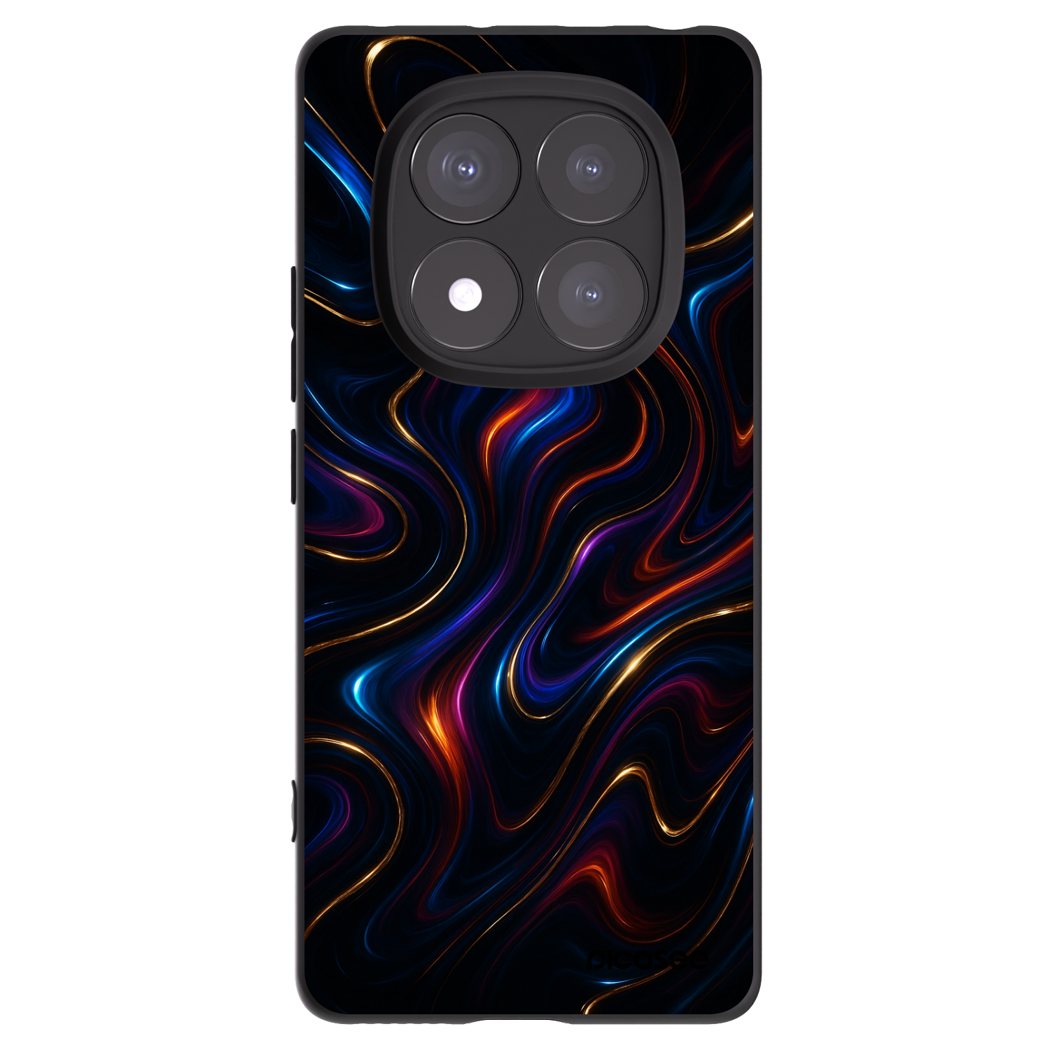 Picasee silikonski črni ovitek za Xiaomi Redmi Note 14 Pro+ 5G - Noir