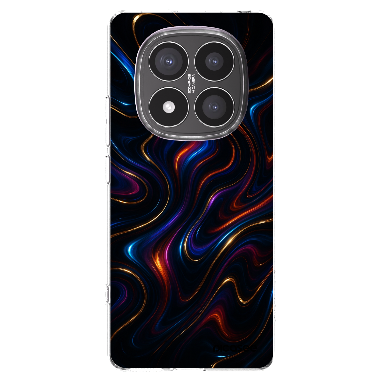 Picasee silikonski prozorni ovitek za Xiaomi Redmi Note 14 Pro+ 5G - Noir