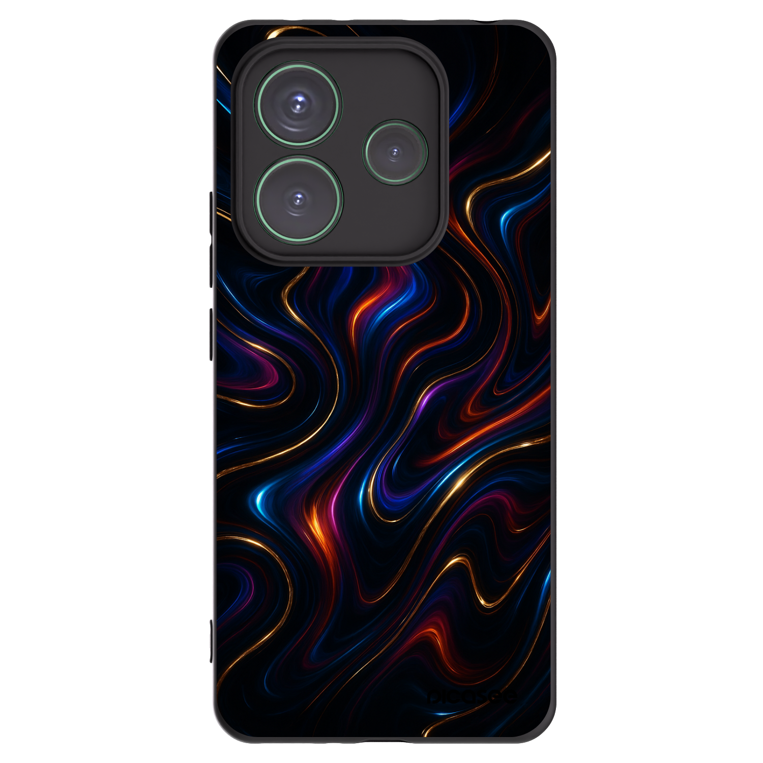 Picasee silikonski črni ovitek za Xiaomi Redmi Note 14 5G - Noir