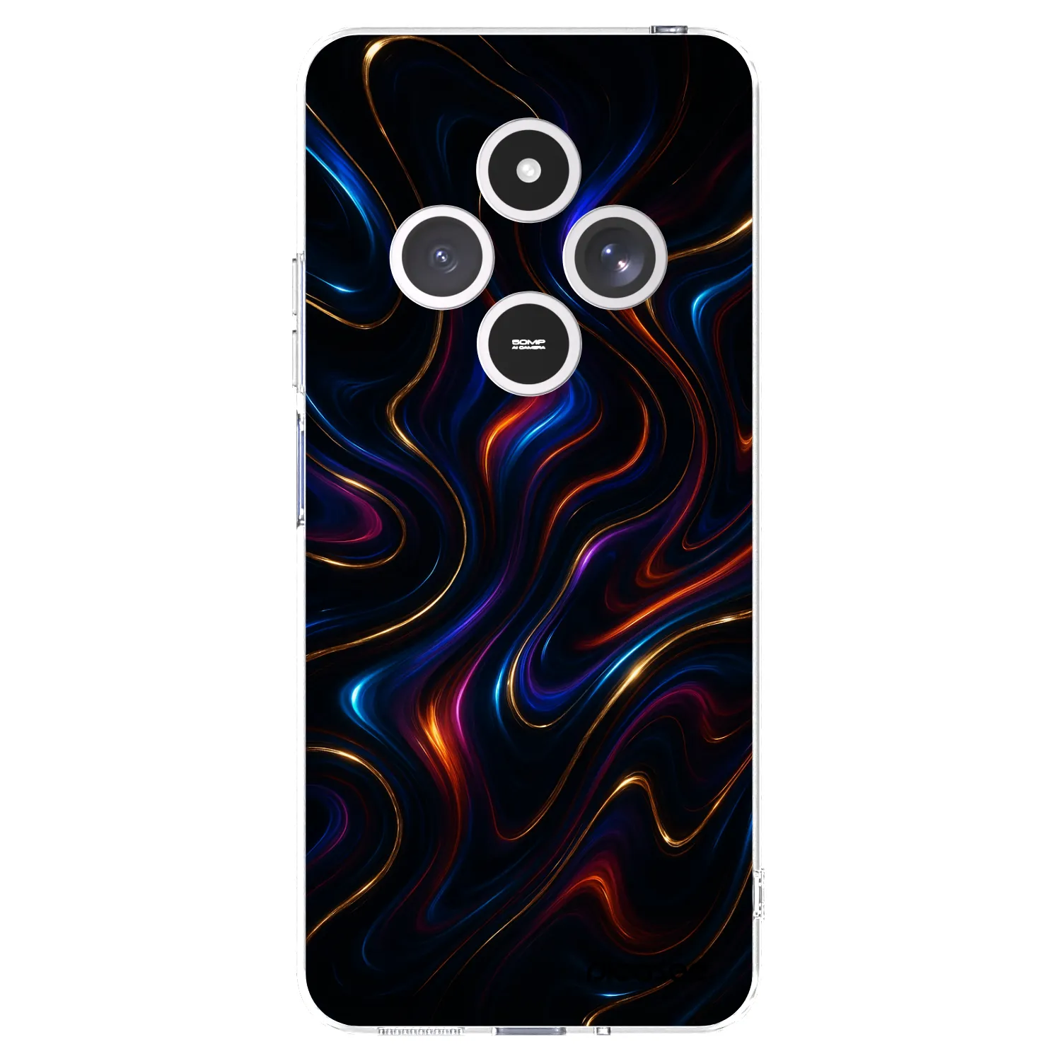 Picasee silikonski prozorni ovitek za Xiaomi Redmi 14C - Noir