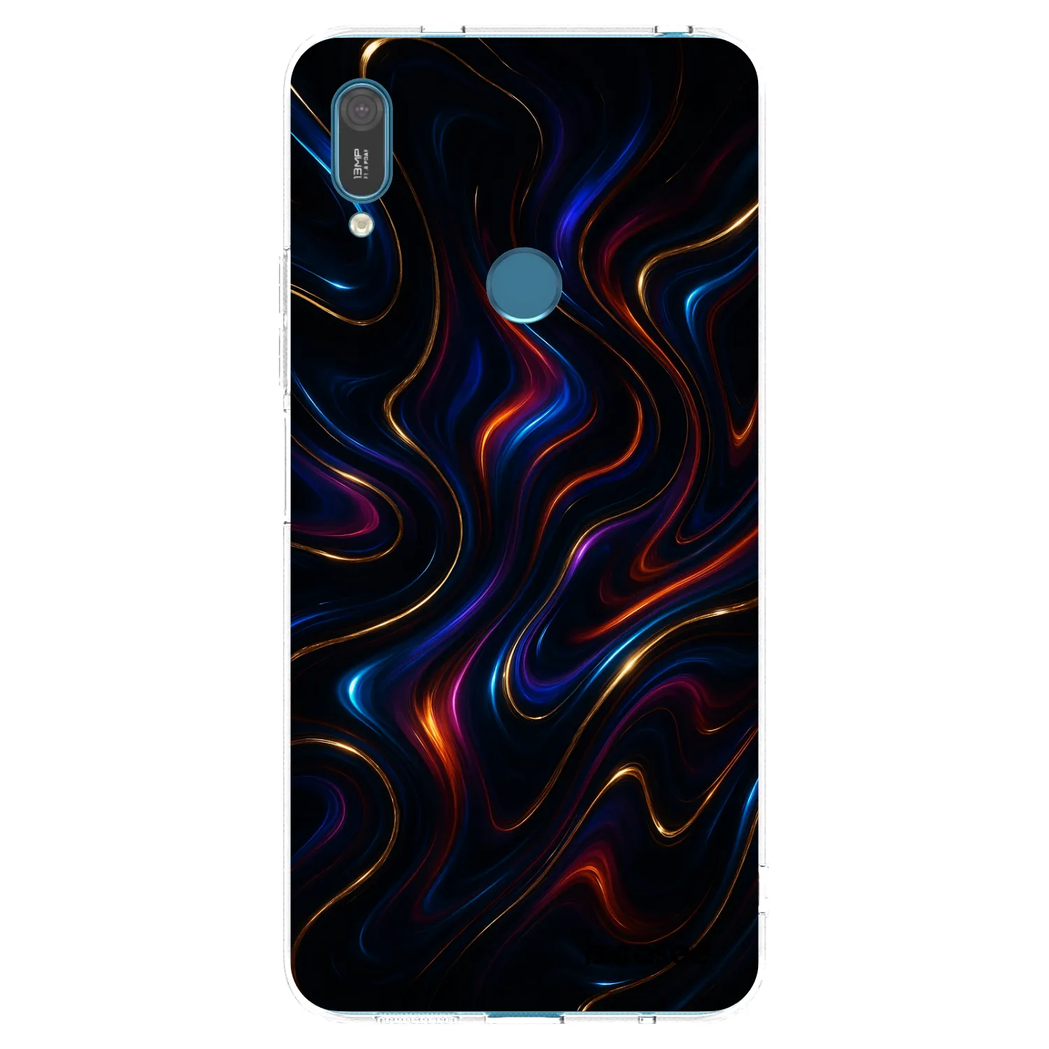 Picasee silikonski prozorni ovitek za Huawei Y7 2019 - Noir