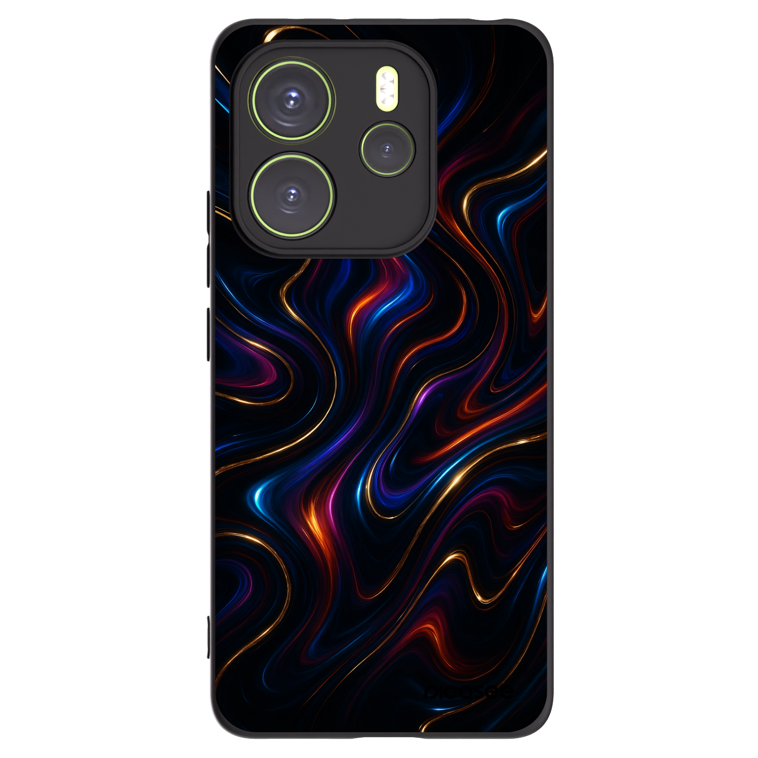 Picasee silikonski črni ovitek za Xiaomi Redmi Note 14 4G - Noir
