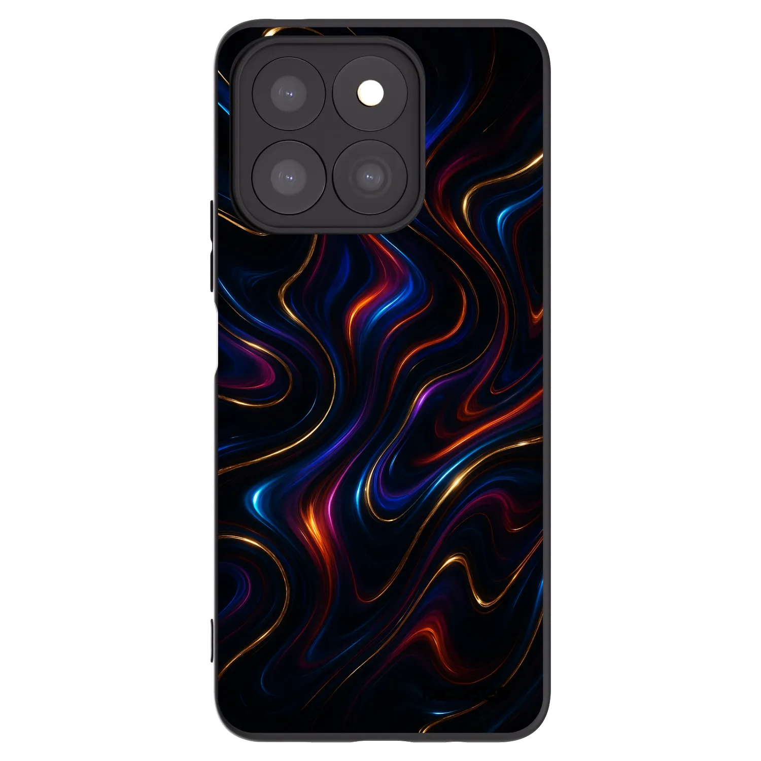 Picasee silikonski črni ovitek za Honor X8c - Noir