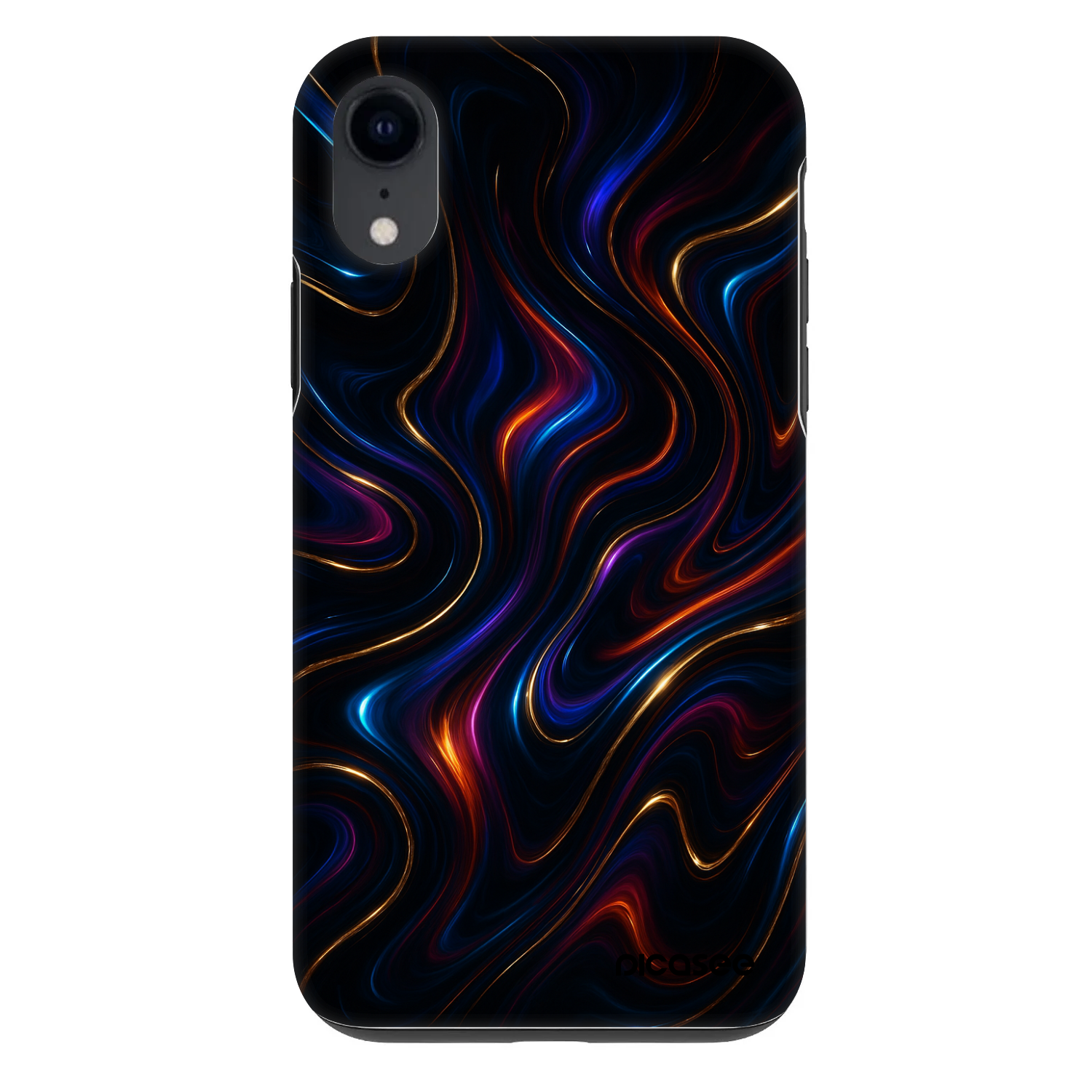 Picasee Fashion Case za Apple iPhone XR - Noir
