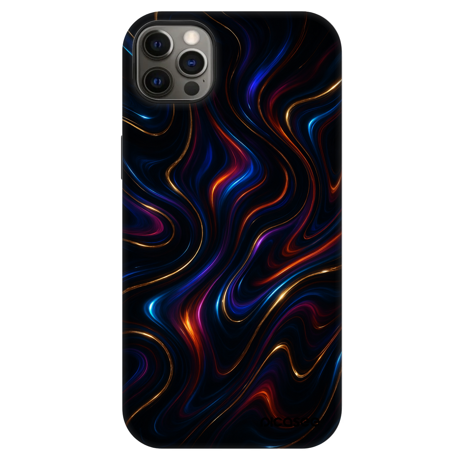 Picasee Fashion Case MagSafe za Apple iPhone 12 Pro Max - Noir
