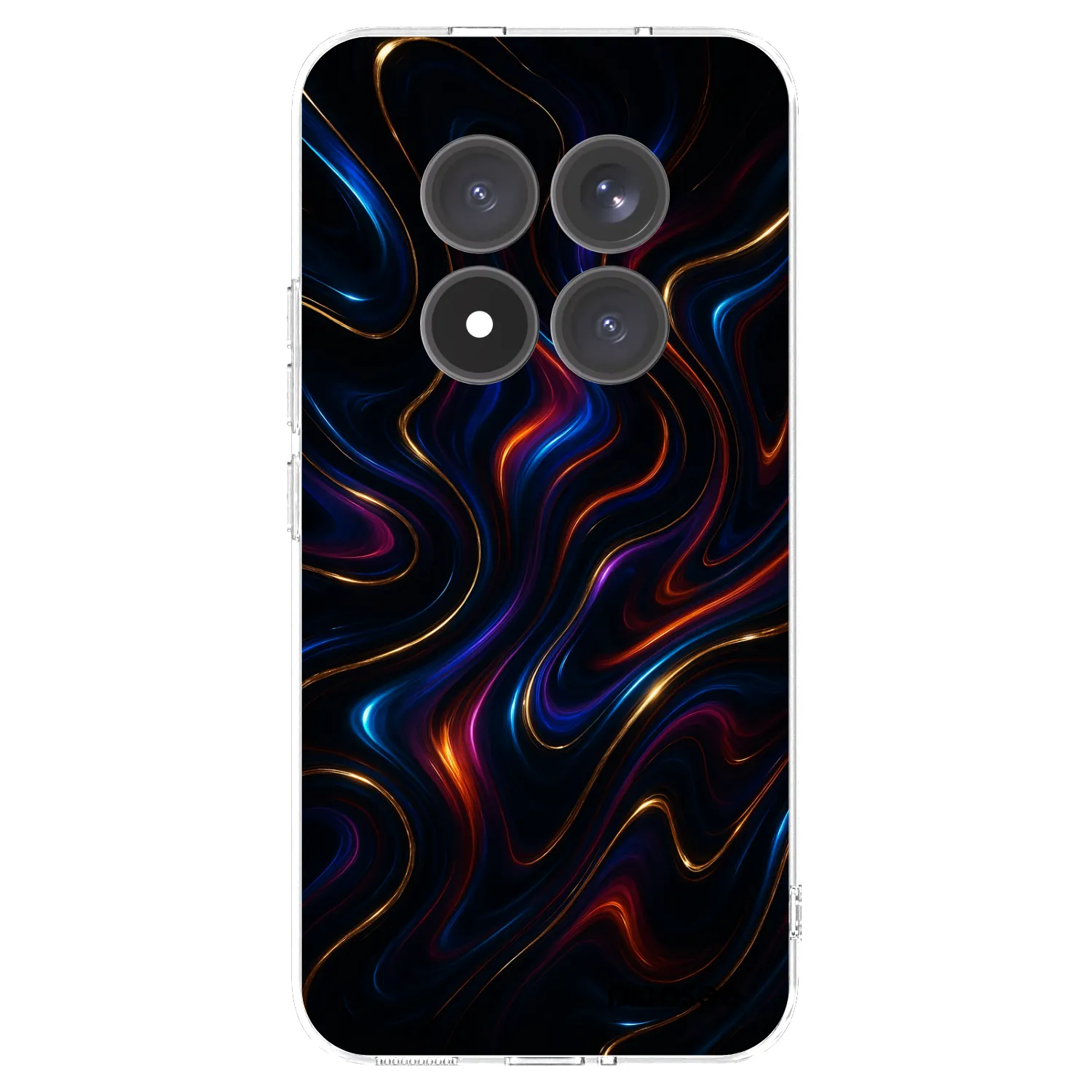 Picasee silikonski prozorni ovitek za Xiaomi Redmi Note 15 Pro+ - Noir