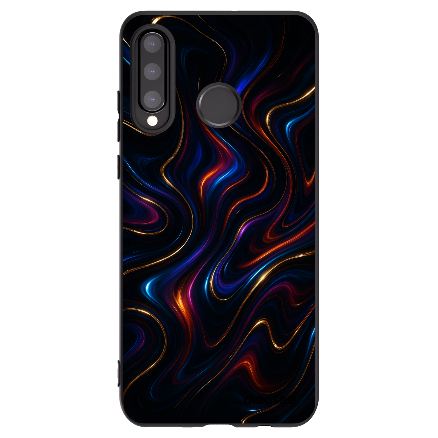 Picasee silikonski črni ovitek za Huawei P30 Lite - Noir