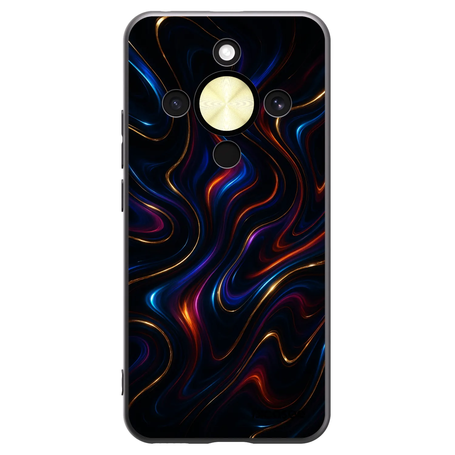 Picasee silikonski črni ovitek za Honor Magic8 Lite 5G - Noir
