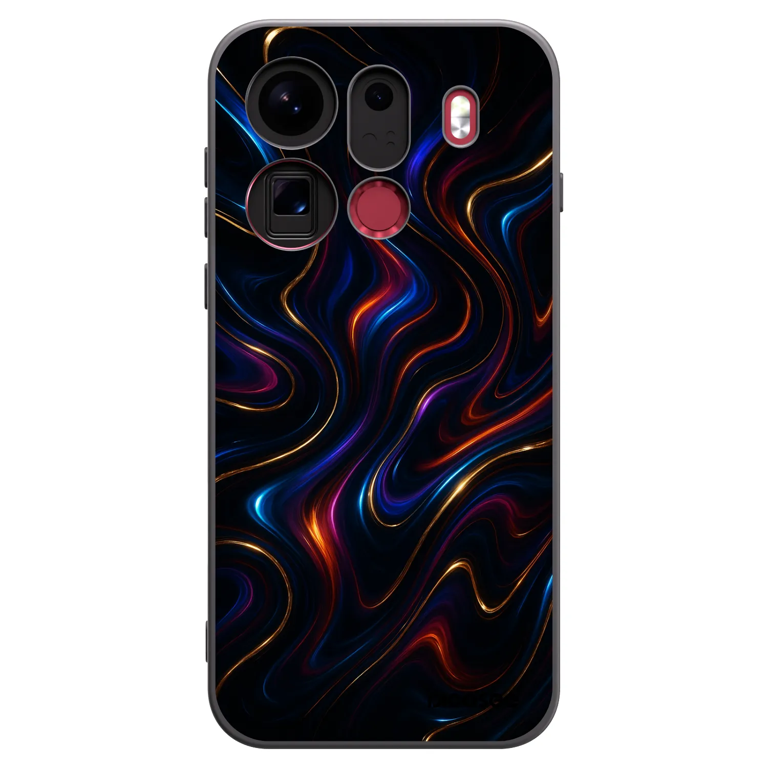 Picasee silikonski črni ovitek za OPPO Find X9 Pro - Noir
