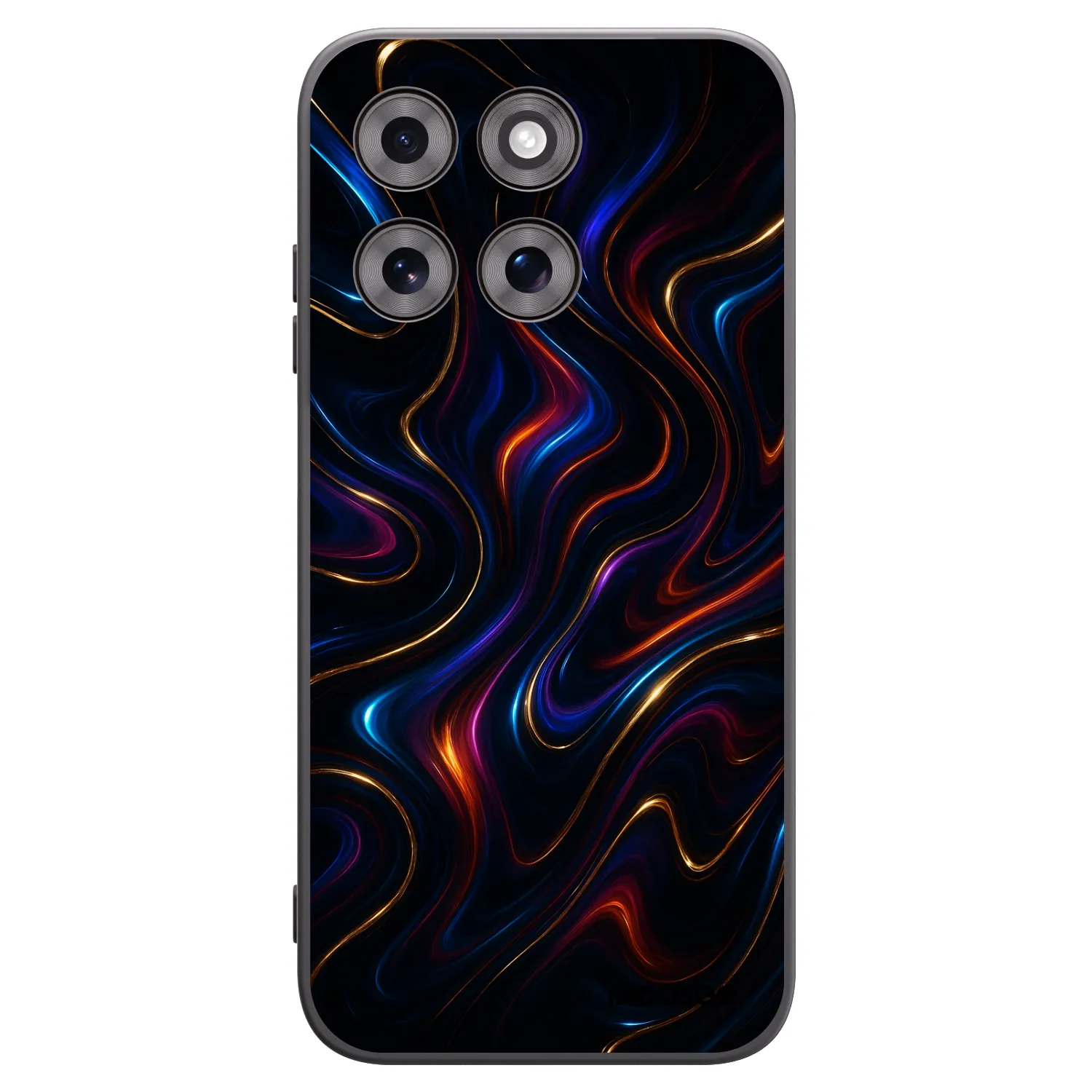 Picasee silikonski črni ovitek za Motorola Moto G77 - Noir