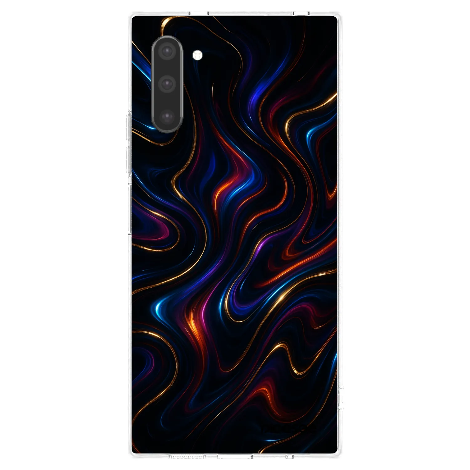 Picasee silikonski prozorni ovitek za Samsung Galaxy Note 10 N970F - Noir