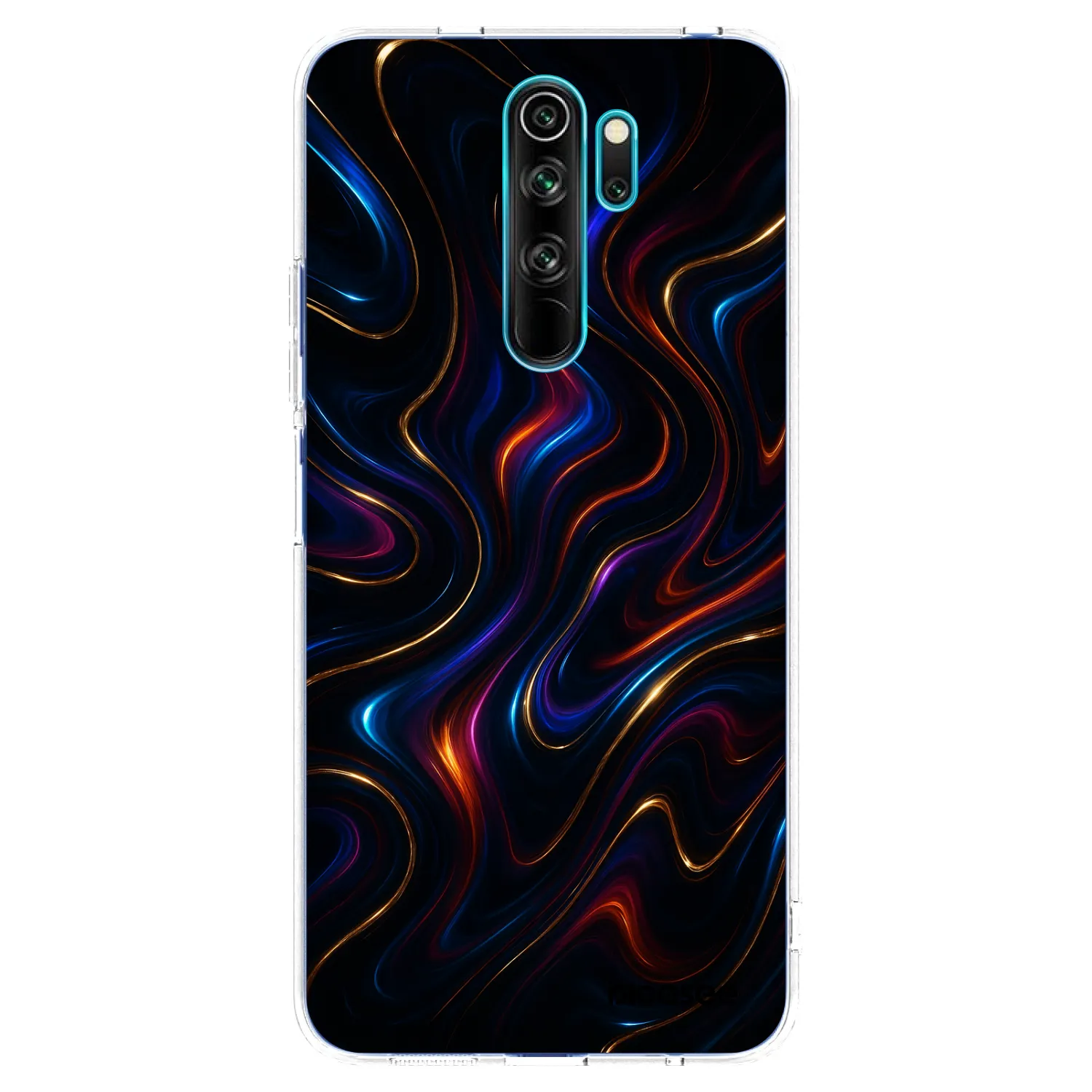 Picasee silikonski prozorni ovitek za Xiaomi Redmi Note 8 Pro - Noir