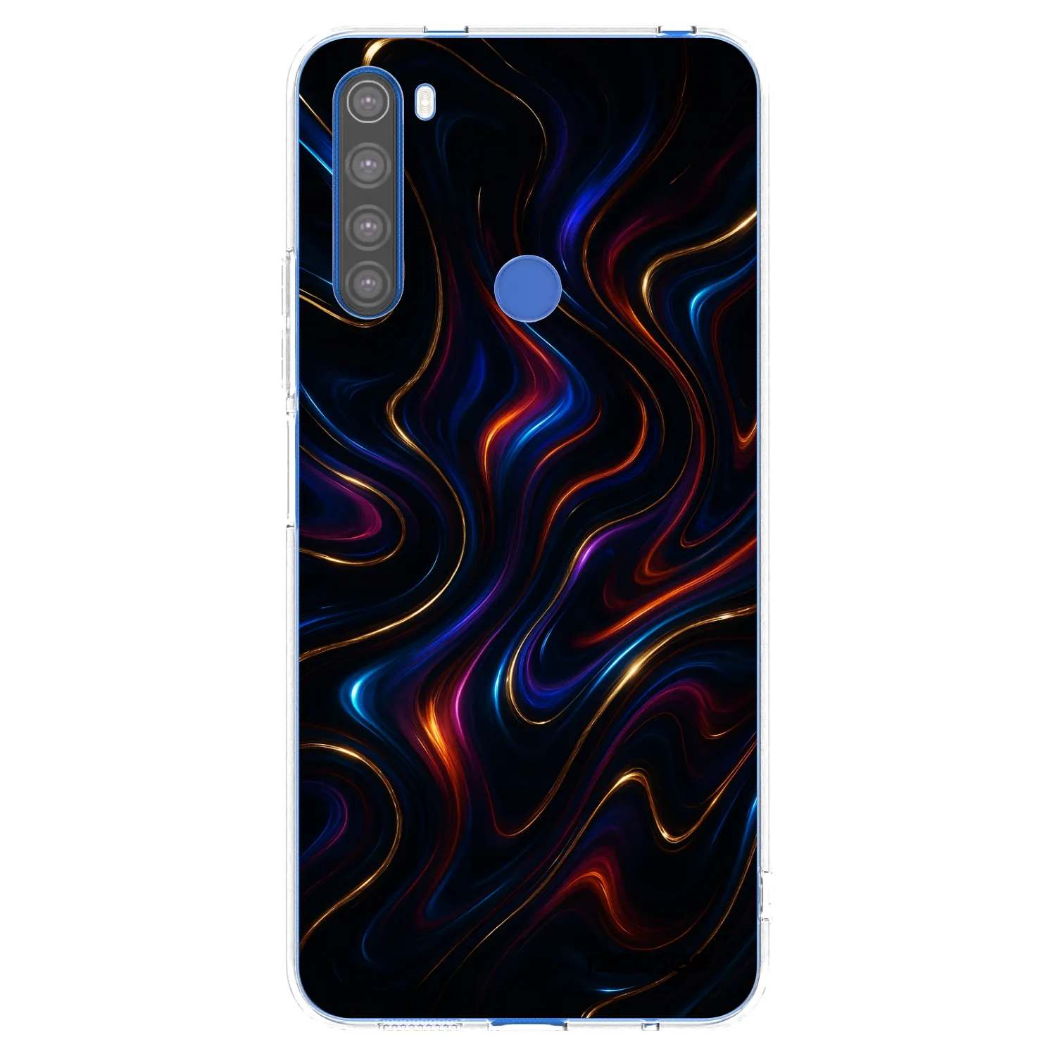Picasee silikonski prozorni ovitek za Xiaomi Redmi Note 8T - Noir