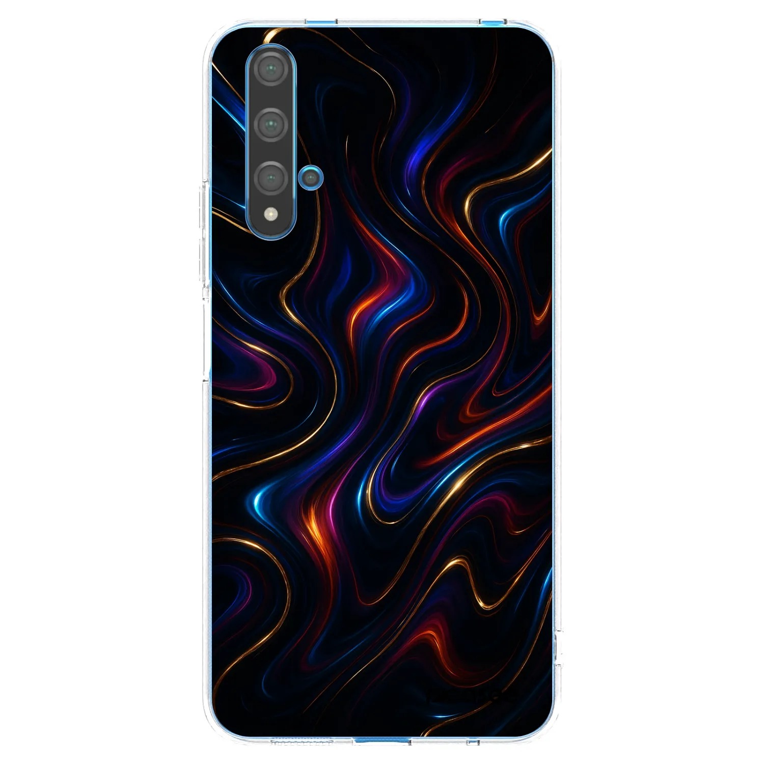 Picasee silikonski prozorni ovitek za Huawei Nova 5T - Noir
