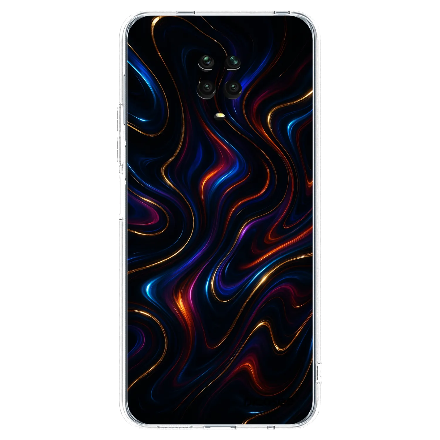 Picasee silikonski prozorni ovitek za Xiaomi Redmi Note 9 Pro - Noir