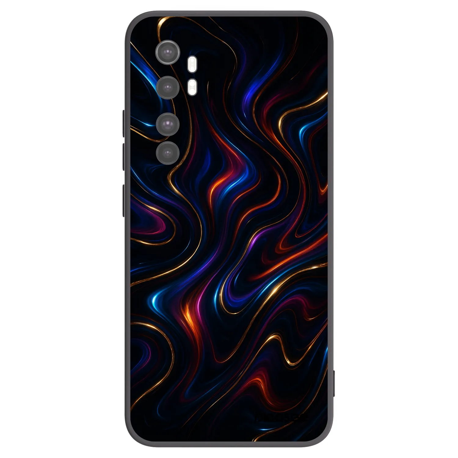 Picasee silikonski črni ovitek za Xiaomi Mi Note 10 Lite - Noir