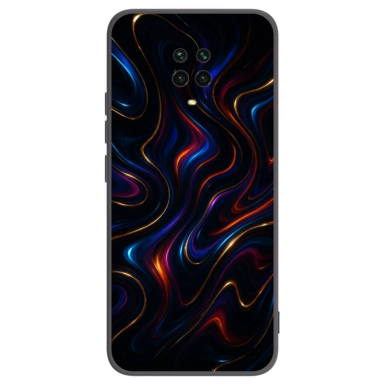 Picasee silikonski črni ovitek za Xiaomi Redmi Note 9S - Noir