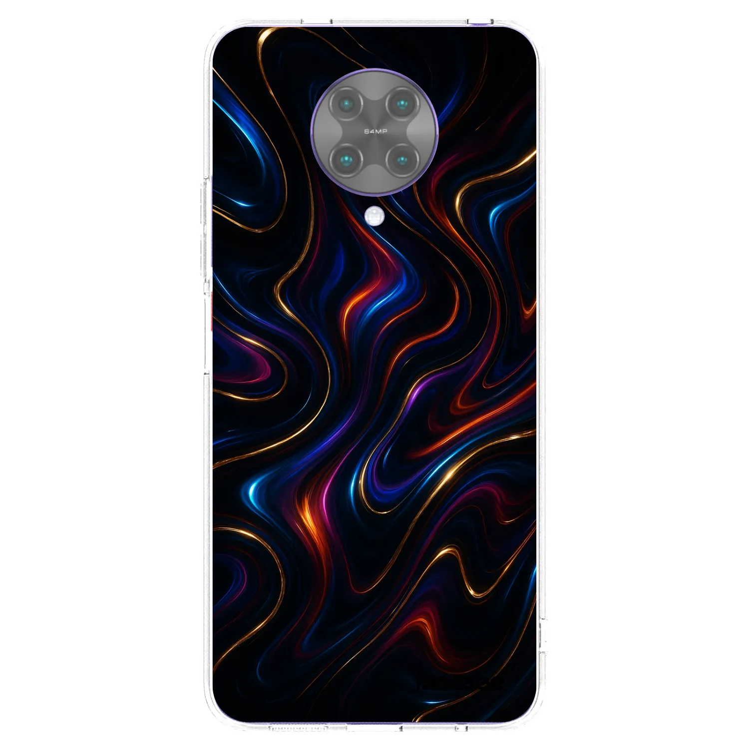 Picasee silikonski prozorni ovitek za Xiaomi Poco F2 Pro - Noir