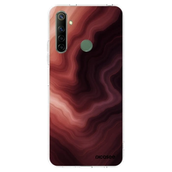 Picasee silikonski prozorni ovitek za Realme 6i - Rouge