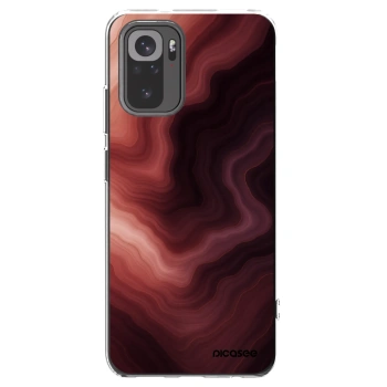 Picasee silikonski prozorni ovitek za Xiaomi Redmi Note 10 - Rouge