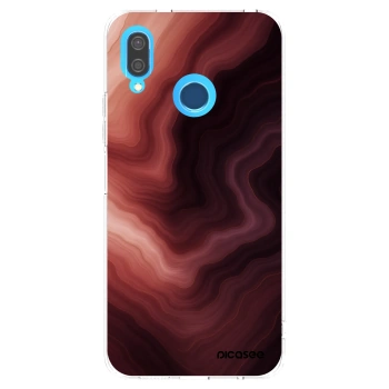 Picasee silikonski prozorni ovitek za Huawei P20 Lite - Rouge