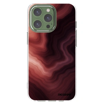 Picasee silikonski prozorni ovitek za Apple iPhone 13 Pro - Rouge