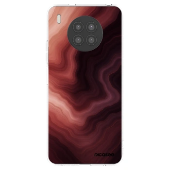 Picasee silikonski prozorni ovitek za Huawei Nova 8i - Rouge