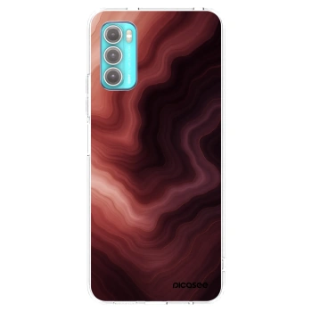 Picasee silikonski prozorni ovitek za Motorola Moto G60 - Rouge