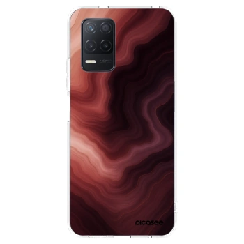 Picasee silikonski prozorni ovitek za Realme 8 5G - Rouge