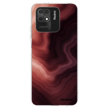 Picasee silikonski prozorni ovitek za Xiaomi Redmi 10C - Rouge