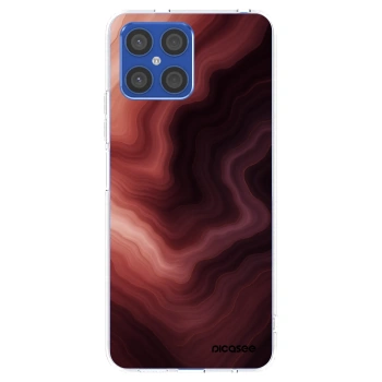 Picasee silikonski prozorni ovitek za Honor X8 4G - Rouge