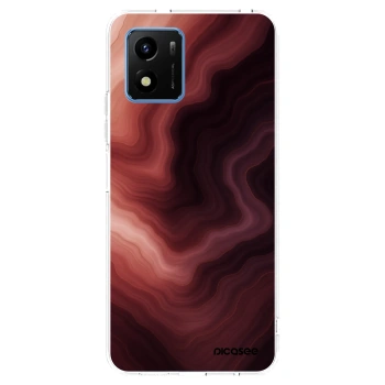 Picasee silikonski prozorni ovitek za Vivo Y01 - Rouge