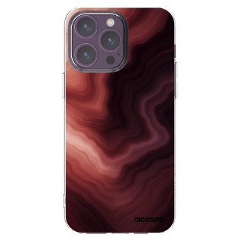 Picasee silikonski prozorni ovitek za Apple iPhone 14 Pro Max - Rouge