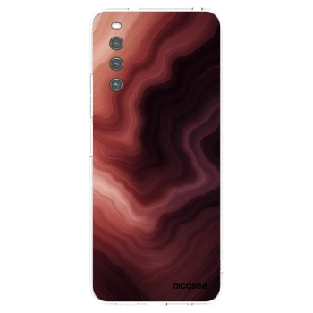 Picasee silikonski prozorni ovitek za Sony Xperia 10 IV 5G - Rouge