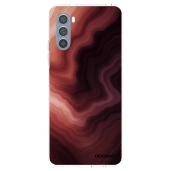 Picasee silikonski prozorni ovitek za Motorola Moto G62 - Rouge
