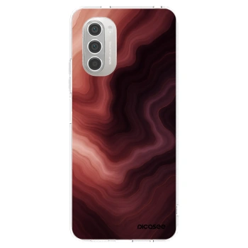 Picasee silikonski prozorni ovitek za Motorola Moto G51 - Rouge