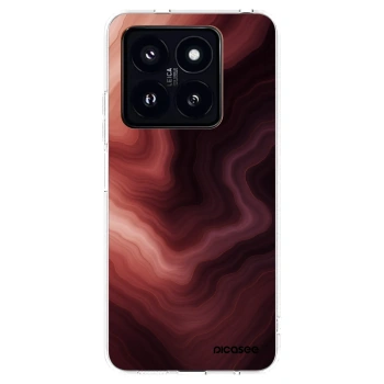 Picasee silikonski prozorni ovitek za Xiaomi 14 Pro - Rouge