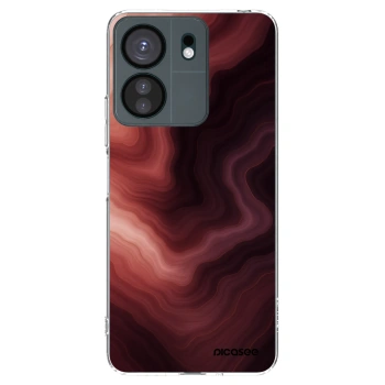 Picasee silikonski prozorni ovitek za Xiaomi Redmi 13C 4G - Rouge