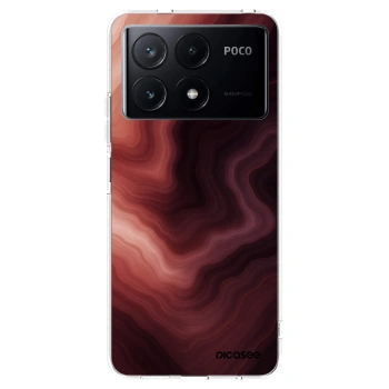 Picasee silikonski prozorni ovitek za Xiaomi Poco X6 Pro - Rouge