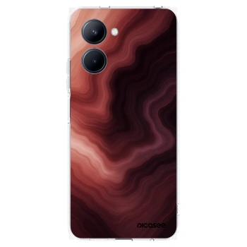 Picasee silikonski prozorni ovitek za Realme C33 (2023) - Rouge