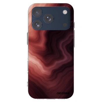 Picasee silikonski prozorni ovitek za Apple iPhone 17 Pro - Rouge
